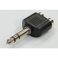 ACC Adapter 2x cinch - jack 6,3 stereo