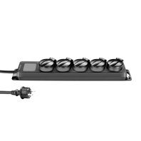 Adam Hall 5-Outlet Power Strip with IP44 Rating