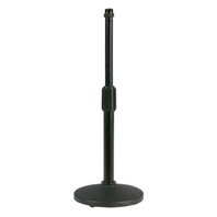DAP AUDIO  Desk Microphone Stand Straight Adjustable 37cm Black