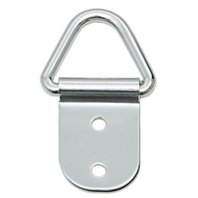 Adam Hall D-ring for mounting a shoulder strap, steel zinc