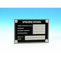 Adam Hall Specification Label