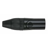 DAP Audio XLR 3pole X-type Male black Black endcap